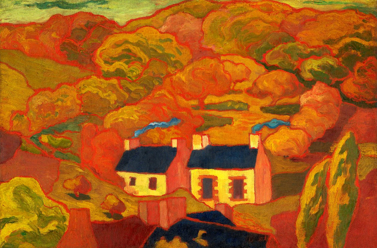 Deux chaumières - Armand Séguin