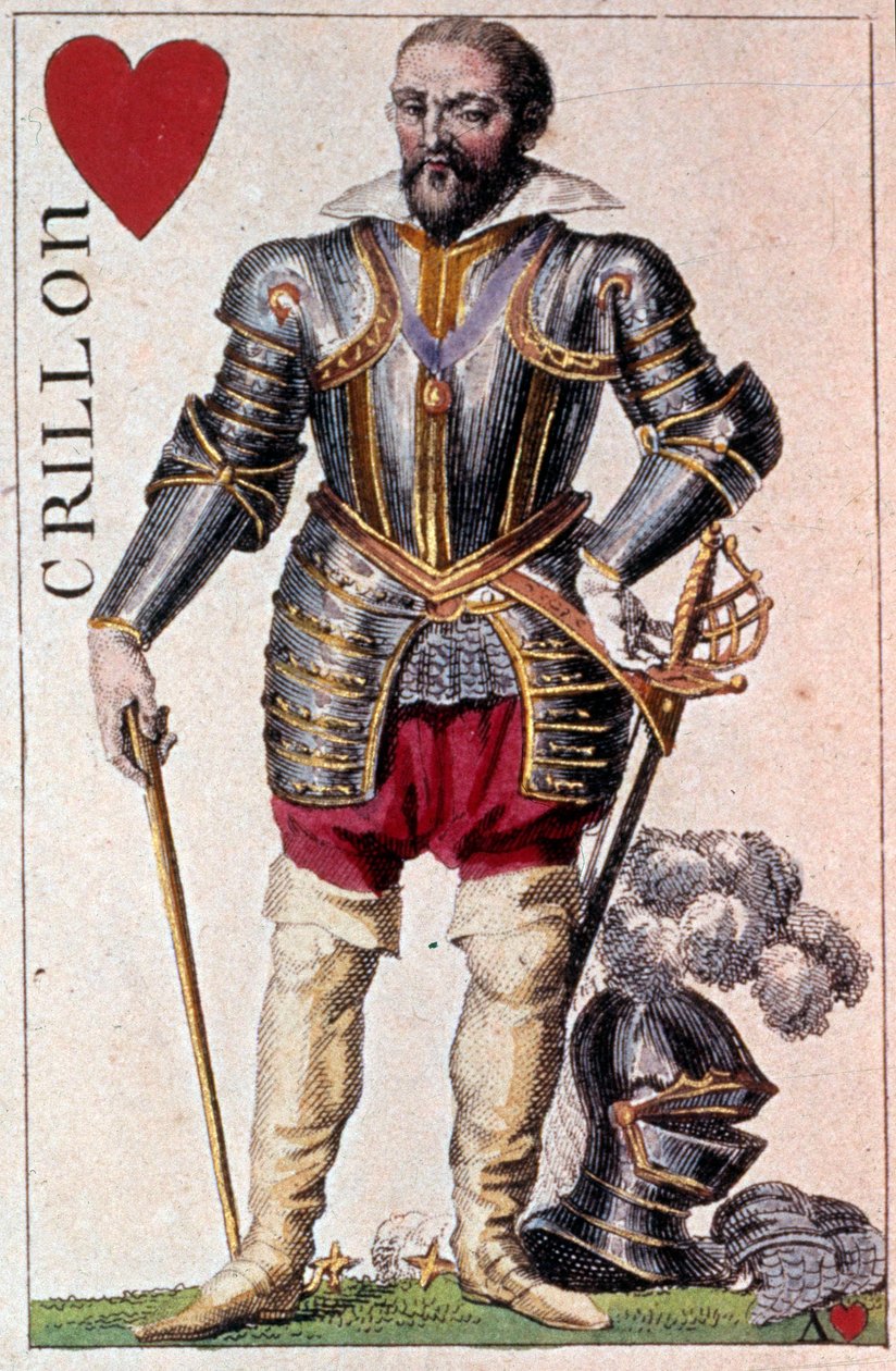 Représentation de Louis de Balbes de Berton, chevalier surnommé le Brave Crillon (détail) - Armand Gustave Houbigant
