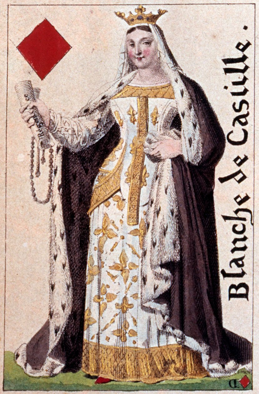 Représentation de la reine Blanche de Castille - Armand Gustave Houbigant