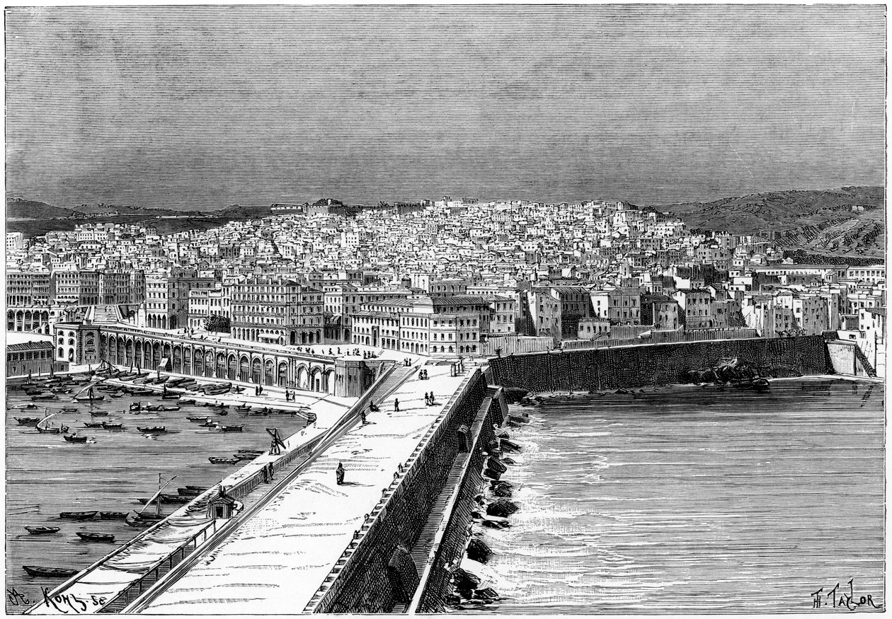 Alger, Algérie, vers 1890 - Armand Kohl