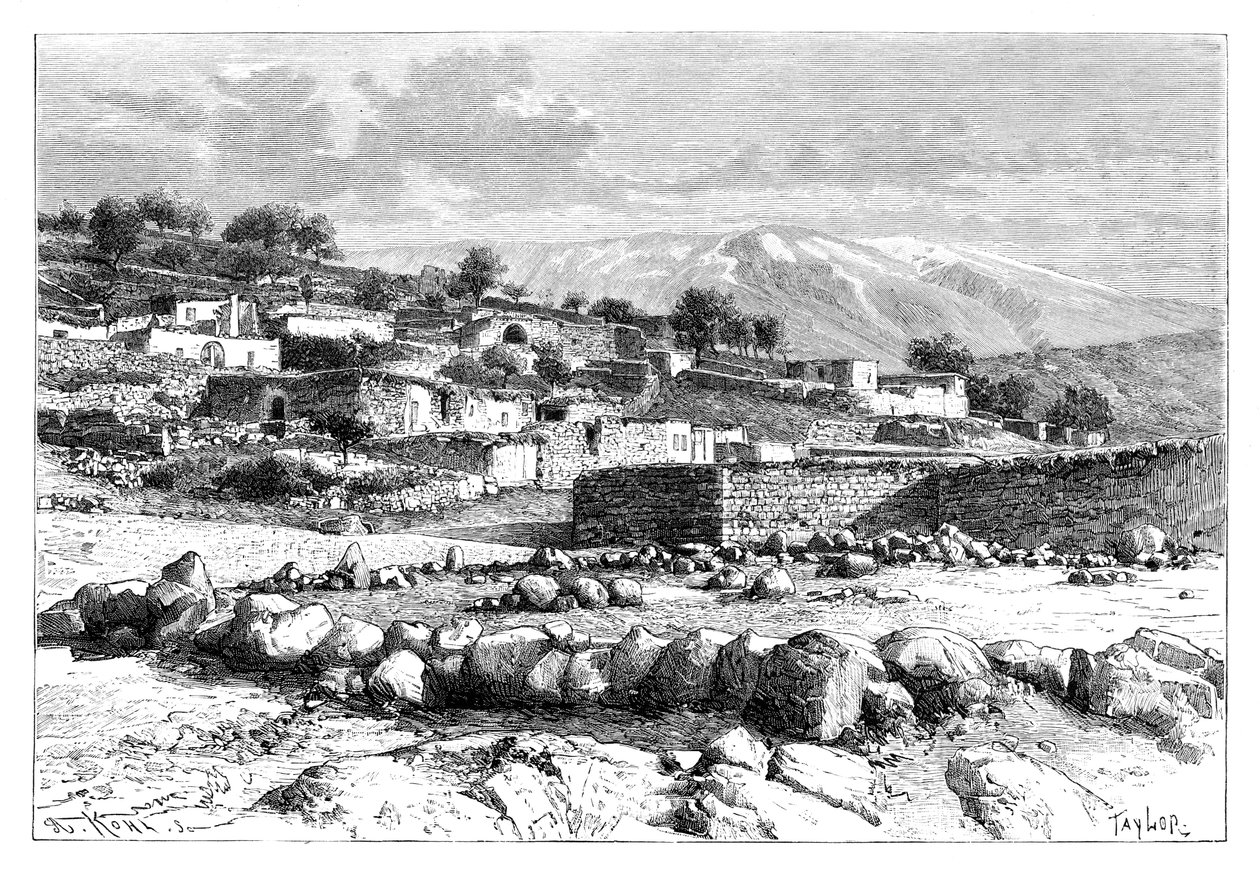 Mont Hermon, Syrie, 1895 - Armand Kohl