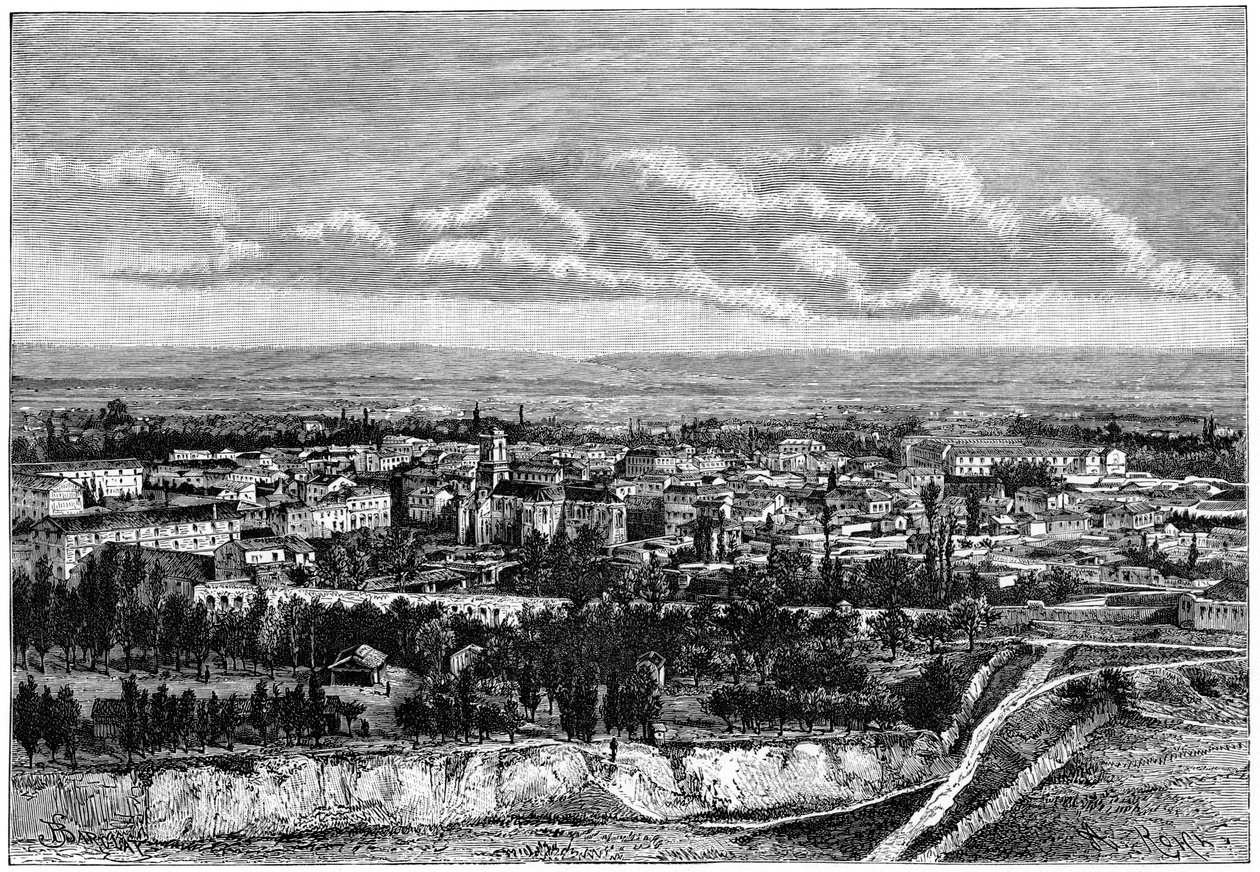 Vue de Blida, Algérie - Armand Kohl