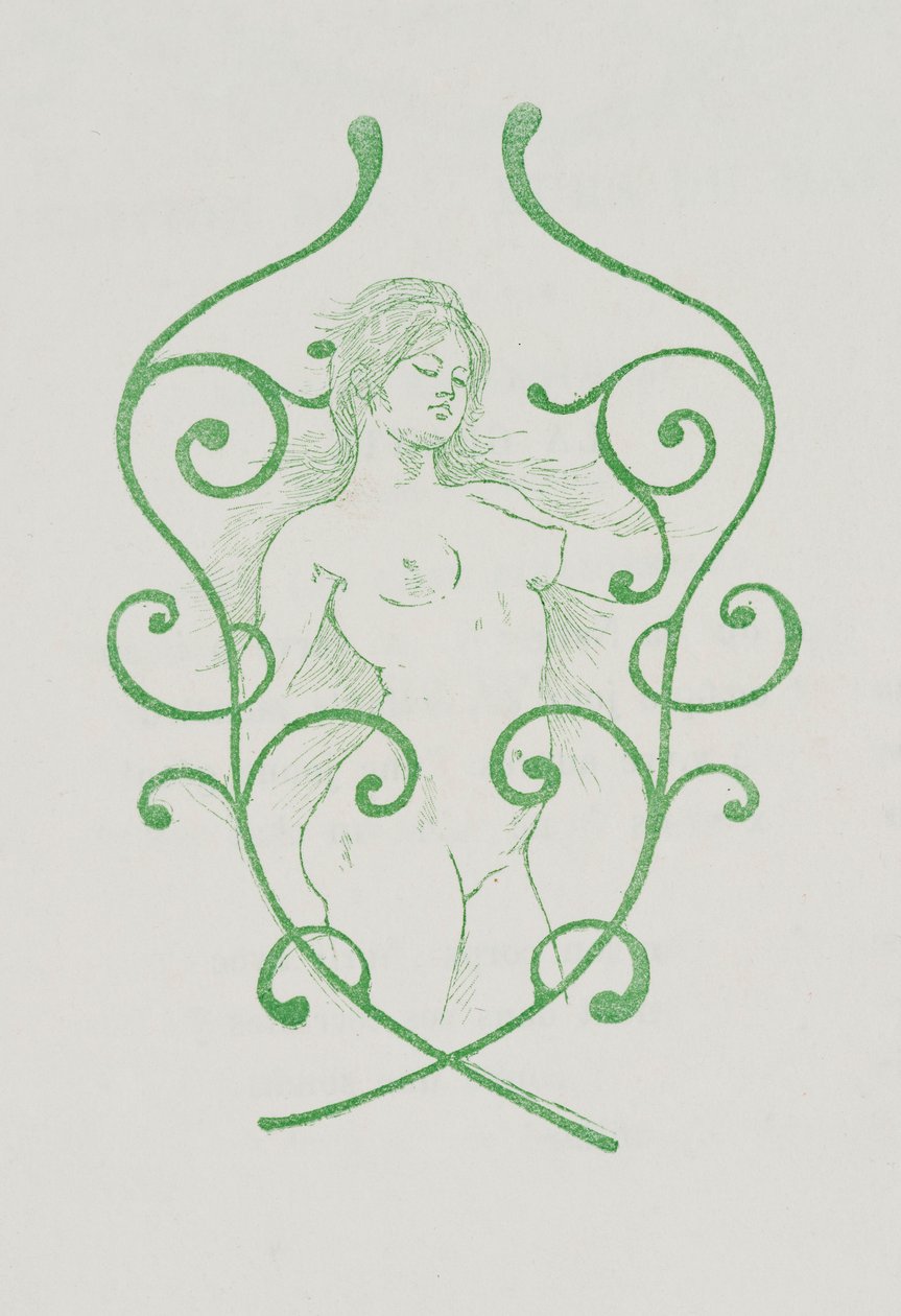 Néerlandais : Vignette de clôture pour Charles Baudelaire, Les Fleurs du Mal - Armand Rassenfosse