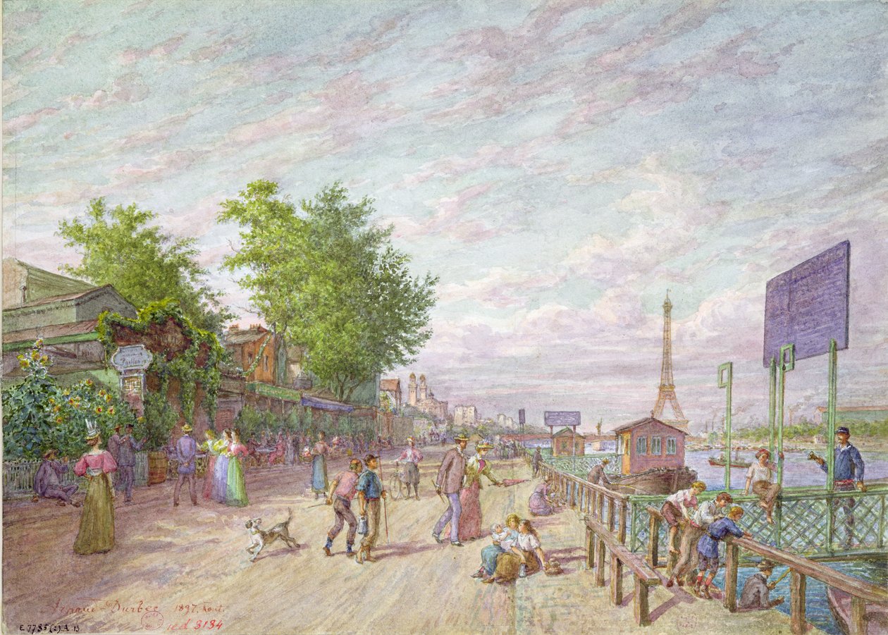 Quai du Point du Jour, Boulogne Billancourt, 1897 - Arnaud Durbec