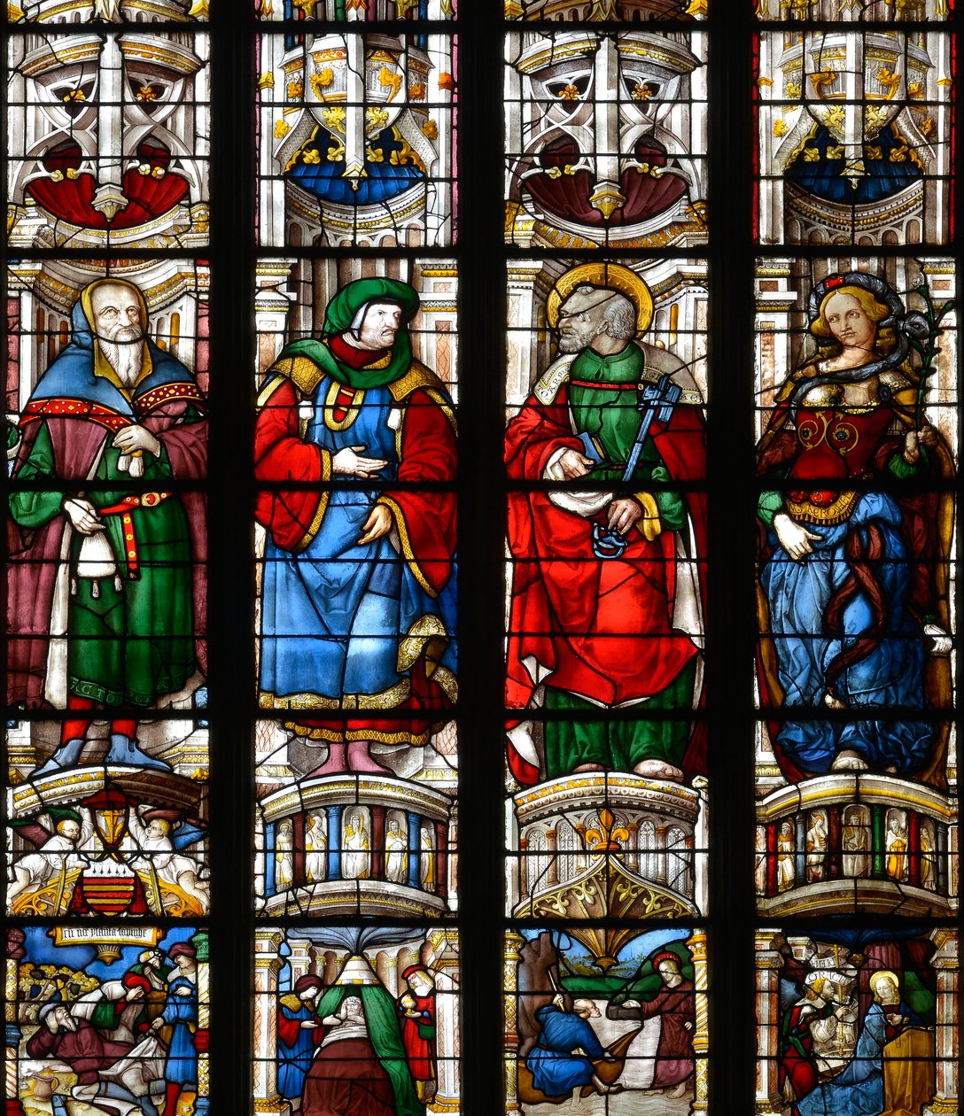 Noé, Ézéchiel, Saint Pierre, la Sibylle de l