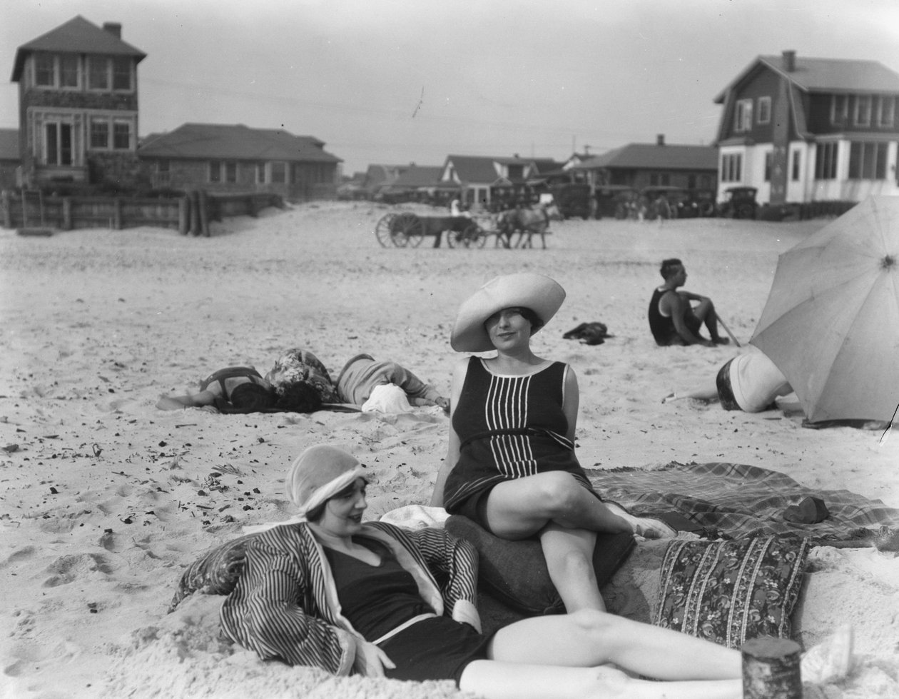 Deux femmes à Long Beach, New York, 1910 - Arnold Genthe