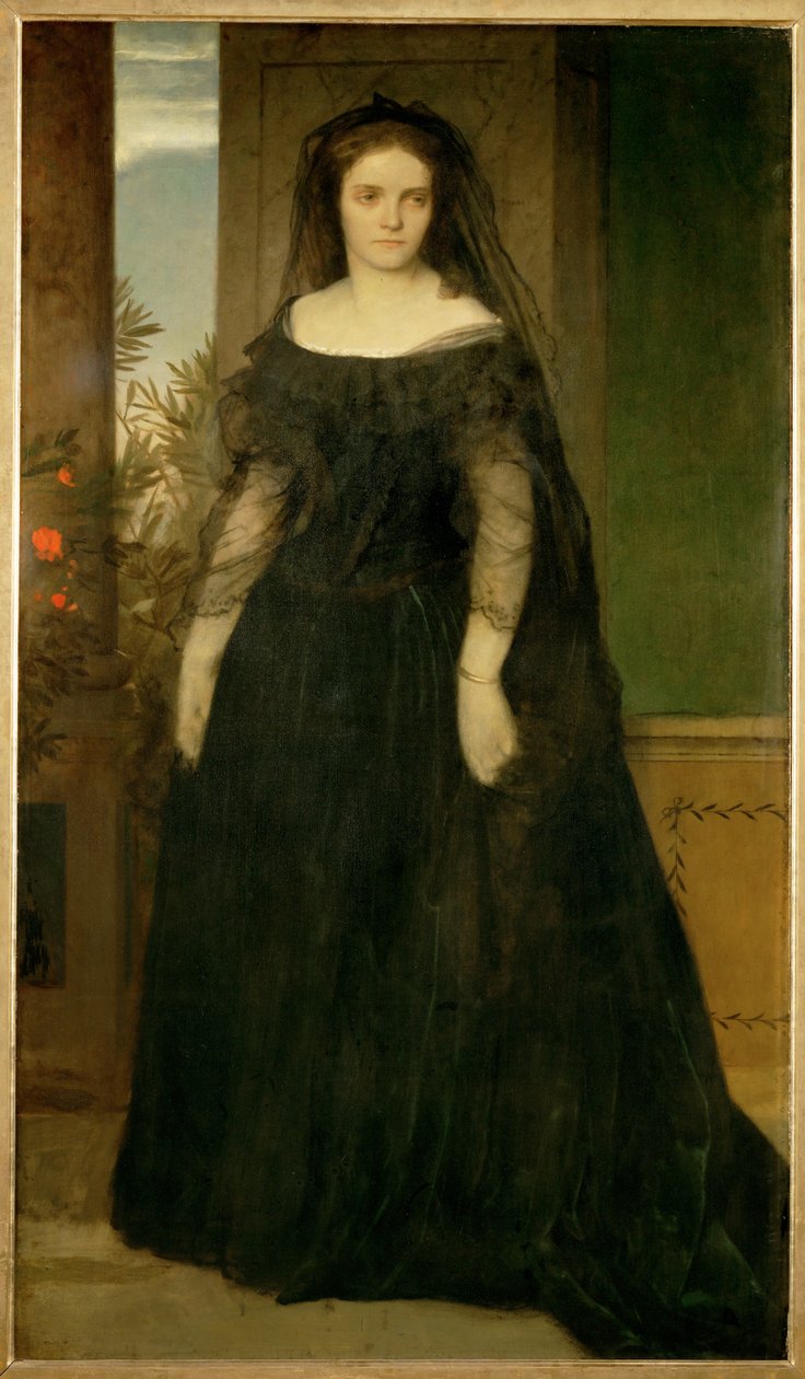 Bildnis der Schauspielerin Fanny Janauschek - Portrait de l