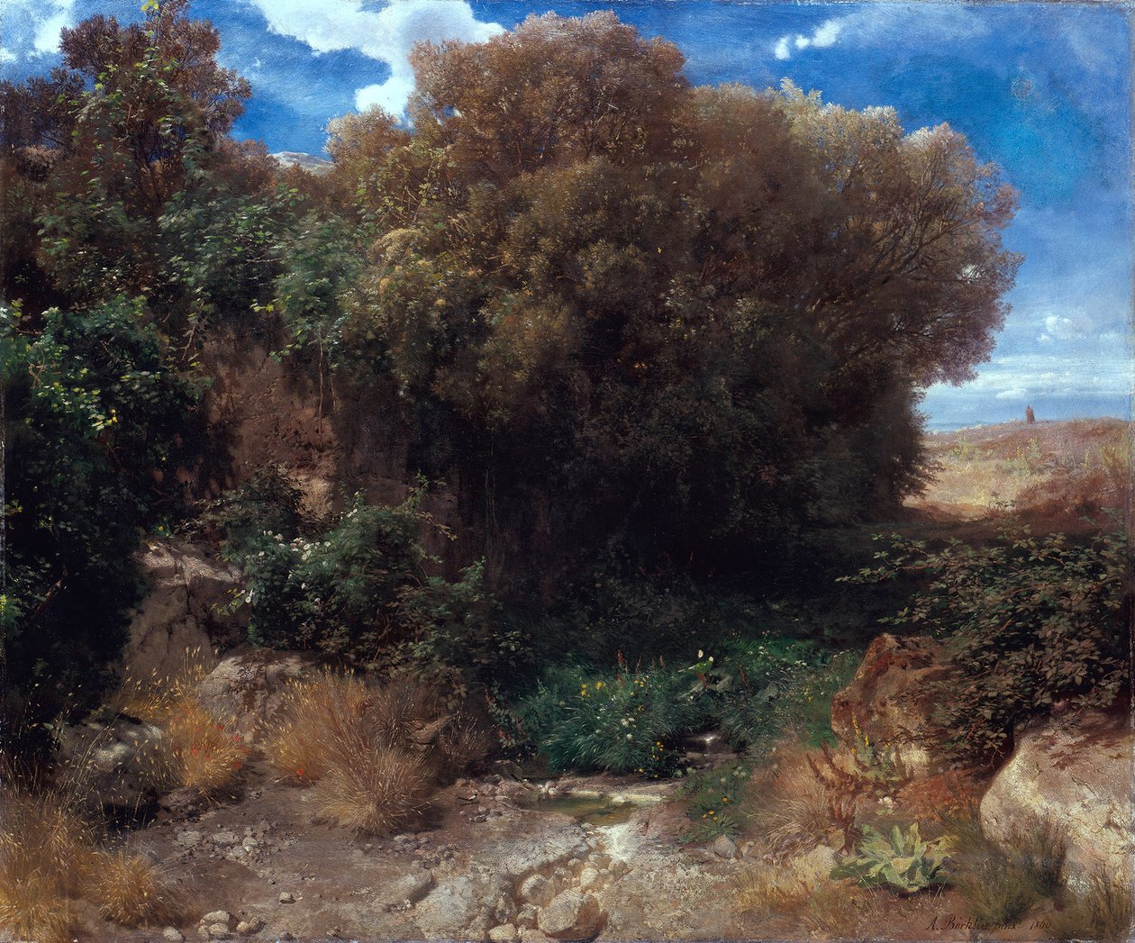Paysage de Campagna - Arnold Böcklin