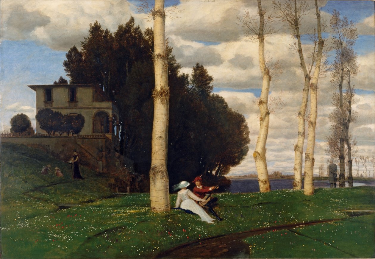 Le jour du printemps (Les trois âges de la vie) - Arnold Böcklin