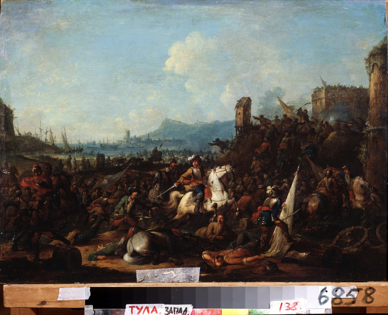 Le siège de La Rochelle, octobre 1628 - Arnold Frans Rubens