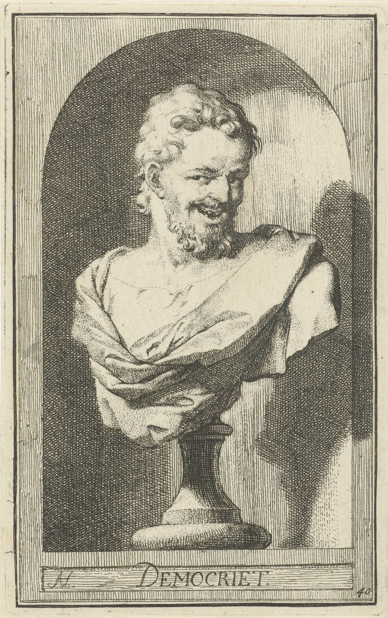 Buste de Démocrite - Arnold Houbraken