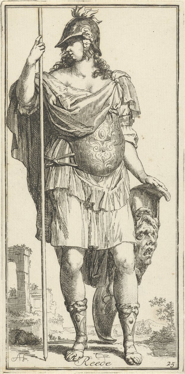 Minerve comme personnification de la raison - Arnold Houbraken