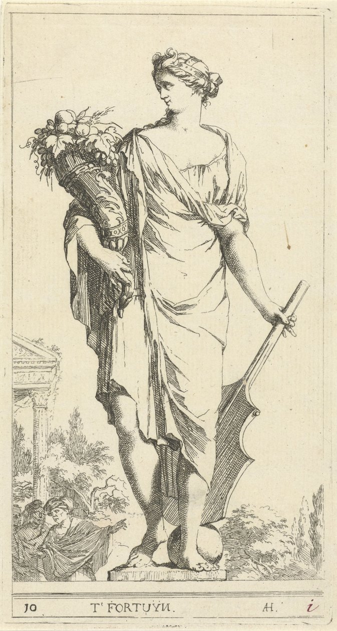 Personnification de la prospérité - Arnold Houbraken