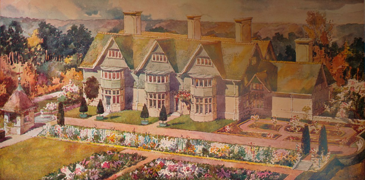 Maison à Troon, Ayrshire, c1910 - Arnold Mitchell