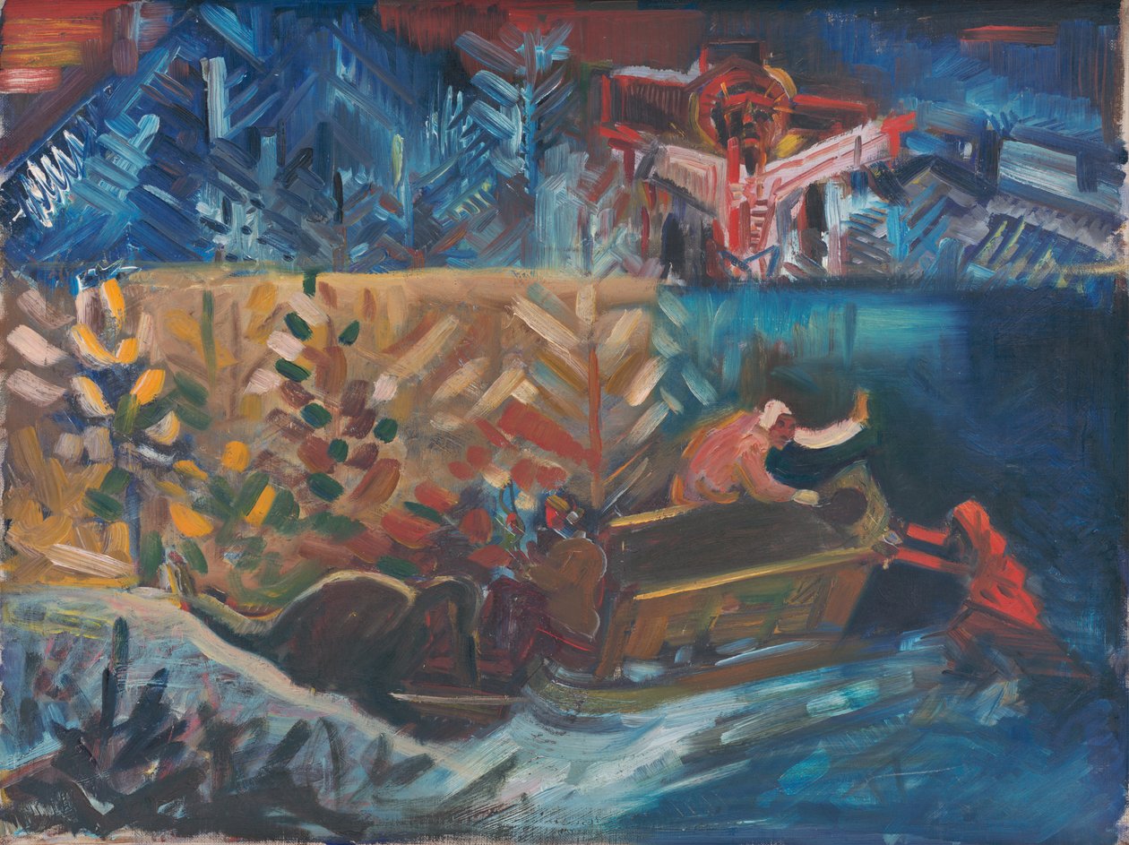 Transport des malades, c.1940 - Arnold Peter Weisz Kubincan