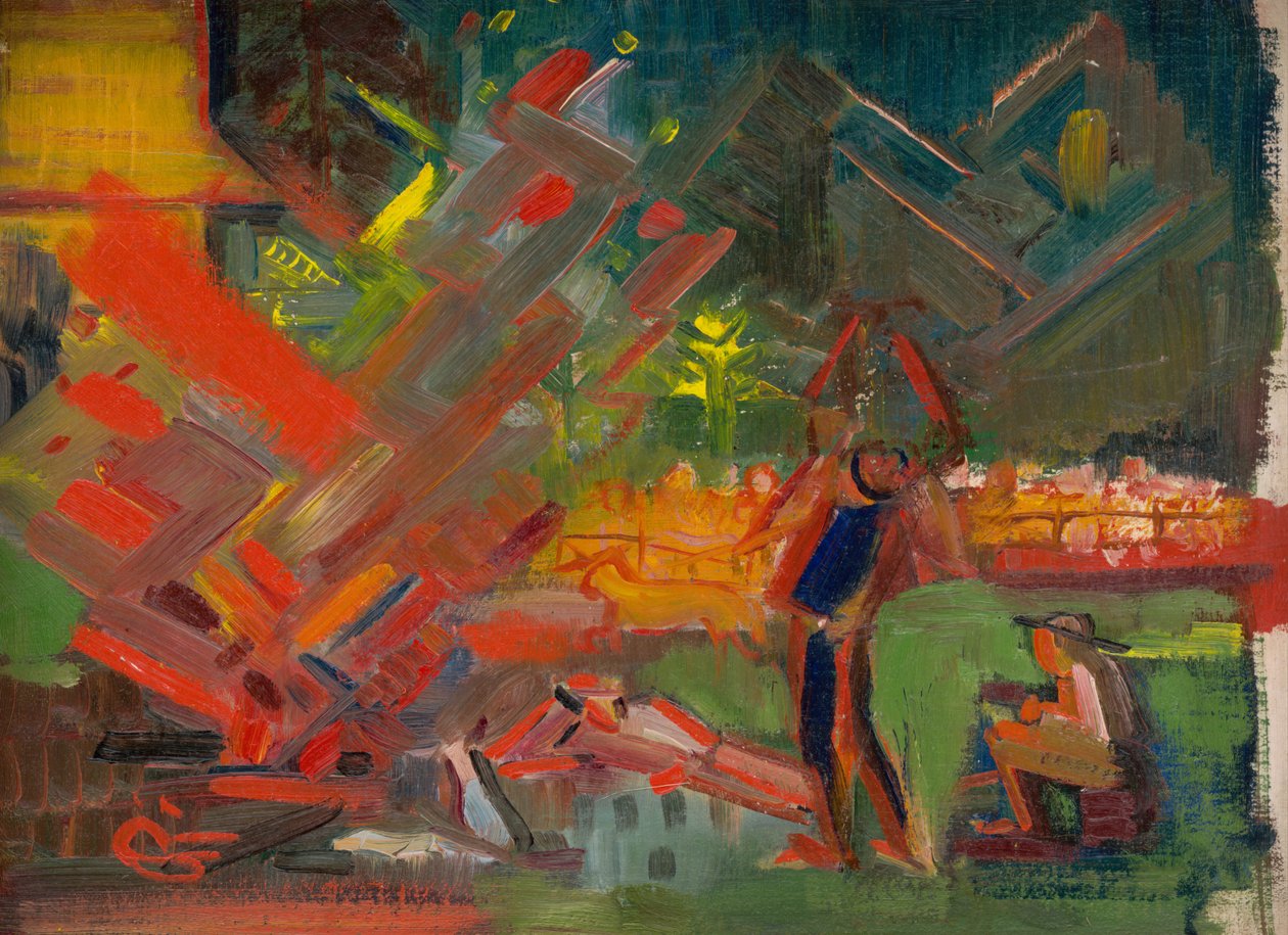 Feu de joie, c.1940 - Arnold Peter Weisz-Kubincan
