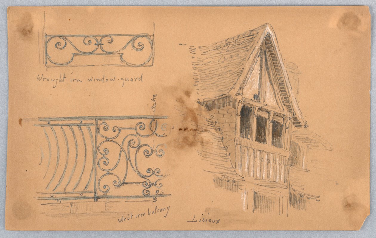 Détails architecturaux à Lisieux - Arnold William Brunner