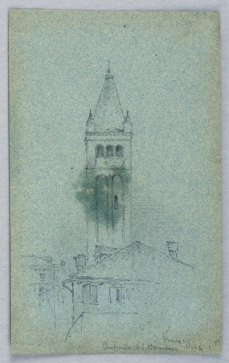 Campanile de Saint-Barnabé, Venise - Arnold William Brunner