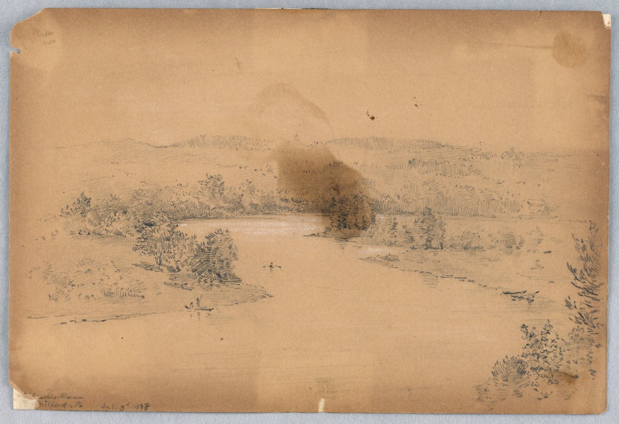 Rivière Delaware, Milford, Pa. - Arnold William Brunner