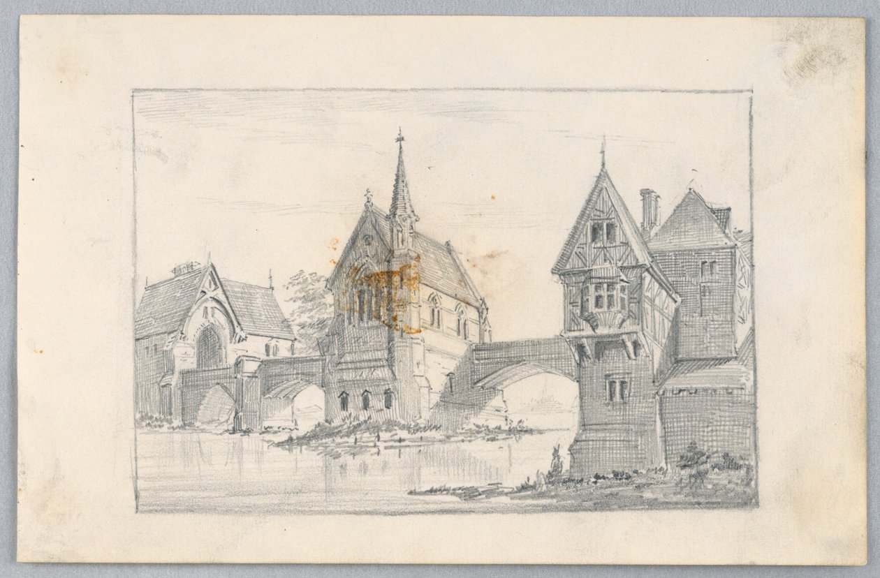 Dans une ville allemande - Arnold William Brunner