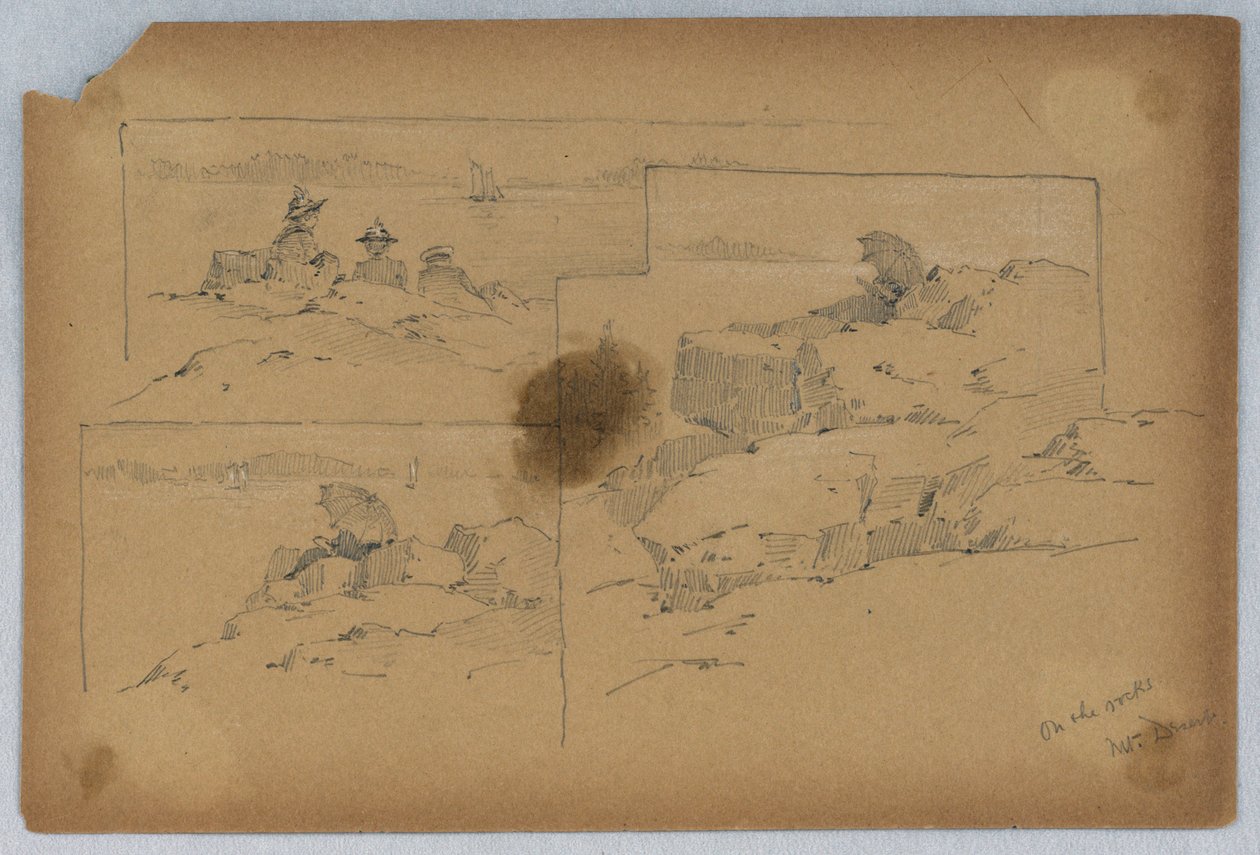 Sur les rochers, Mt. Desert - Arnold William Brunner