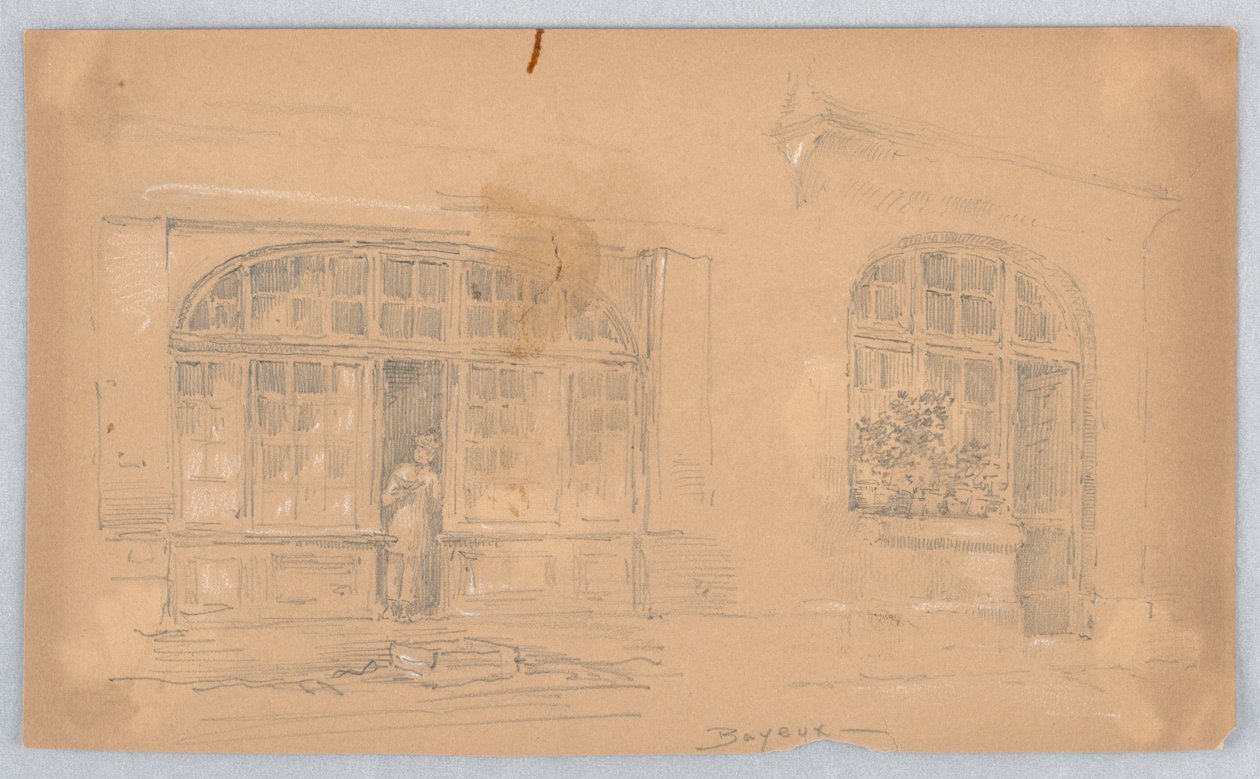 Esquisse à Bayeux - Arnold William Brunner