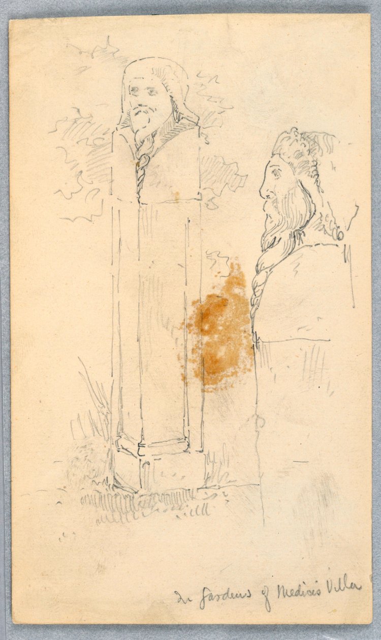 Esquisses de bustes en pierre - Arnold William Brunner