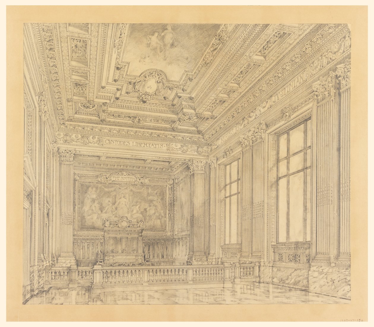 Vue de la salle d