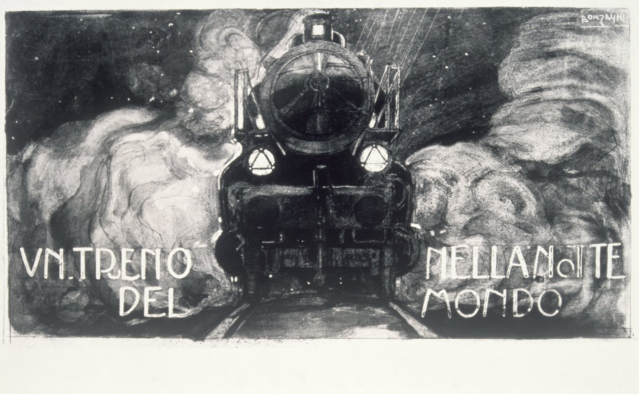Un train dans la nuit du monde - Aroldo Bonzagni