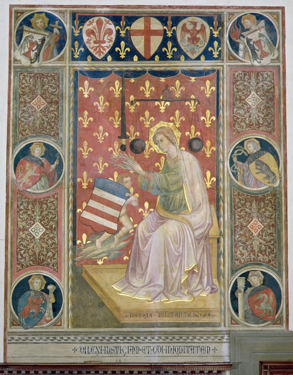Justice militante, du Salone del Consiglio - Arrigo di Niccolo
