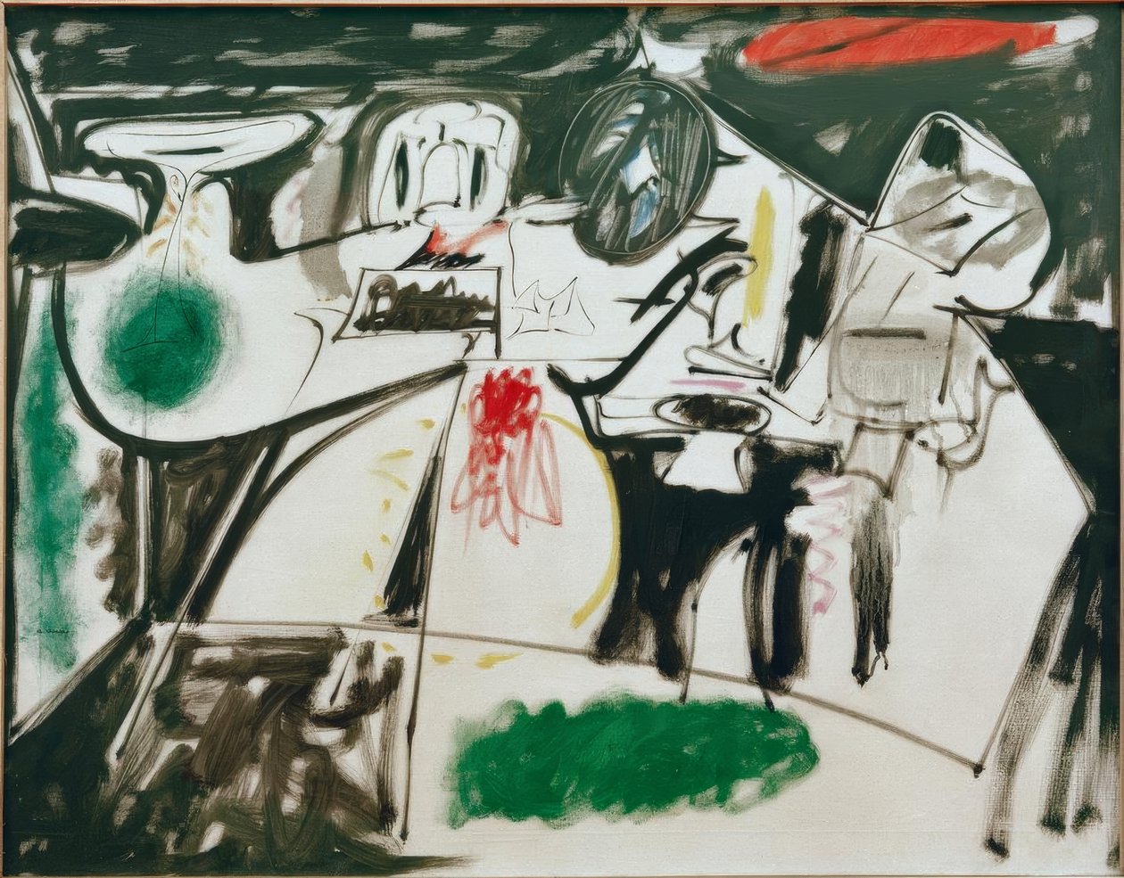 Dernière peinture (Le Moine noir) - Arshile Gorky