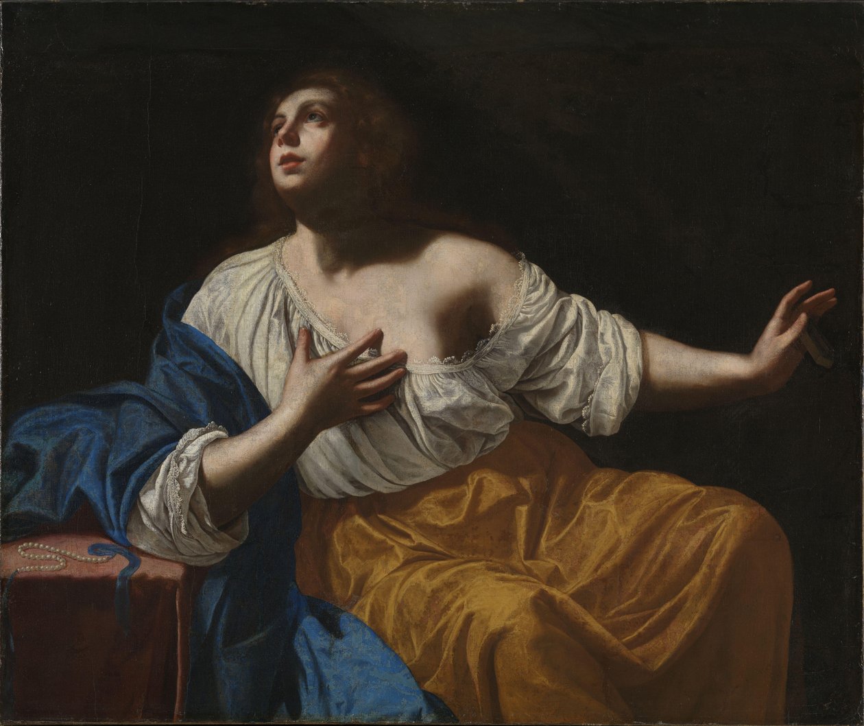 Marie Madeleine pénitente - Artemisia Gentileschi