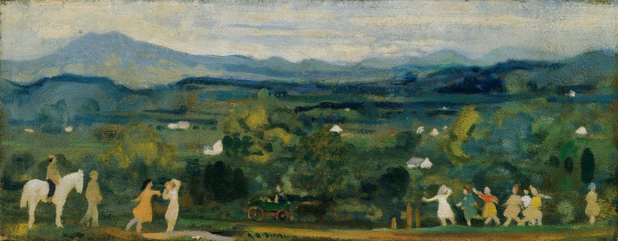La naissance du vert - Arthur Bowen Davies