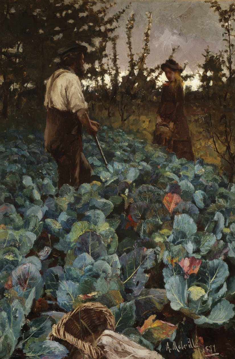 Un Jardin de Choux - Arthur Melville