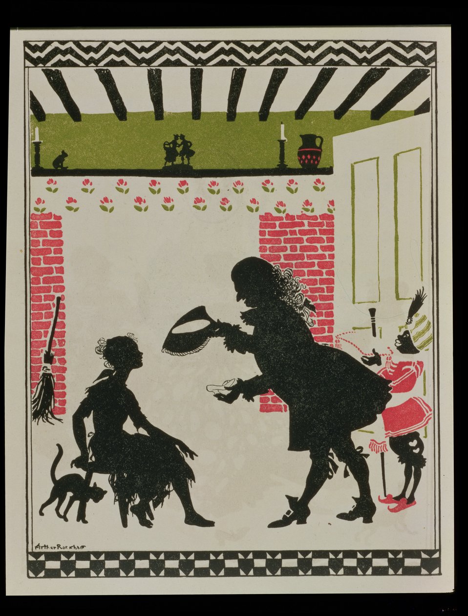 Cendrillon et la pantoufle de verre, 1919 - Arthur Rackham