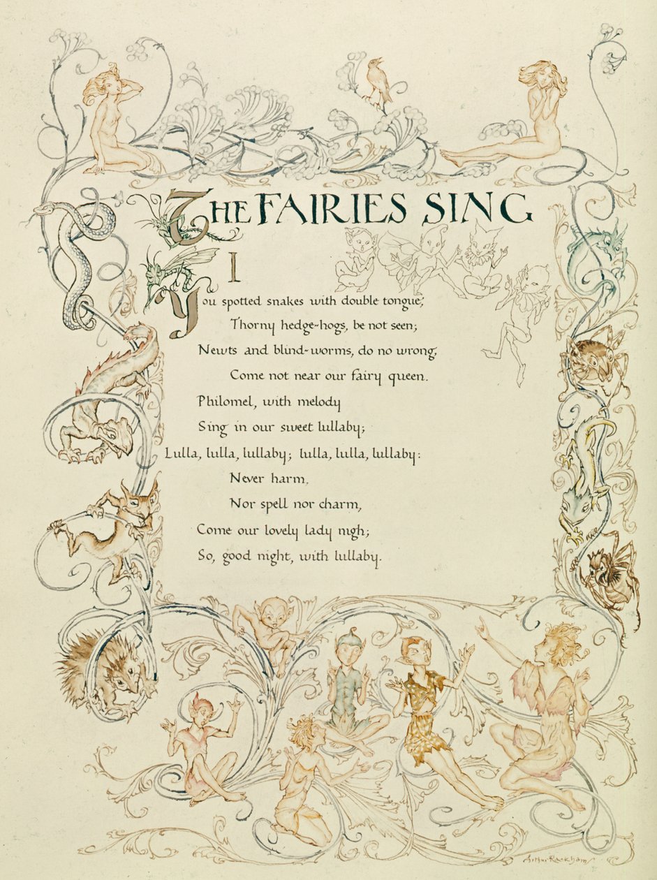Les Fées chantent, de 