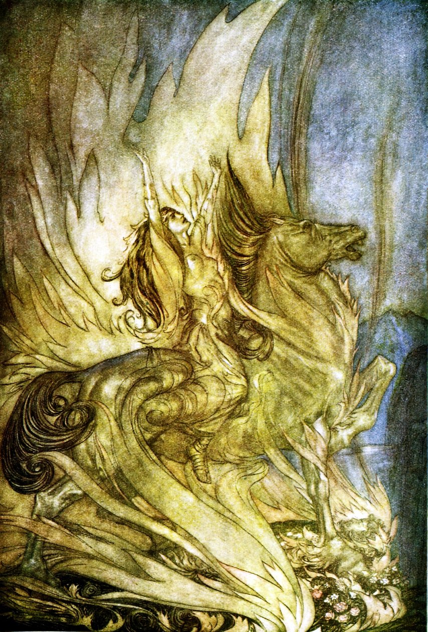 Le Crépuscule des Dieux - Arthur Rackham