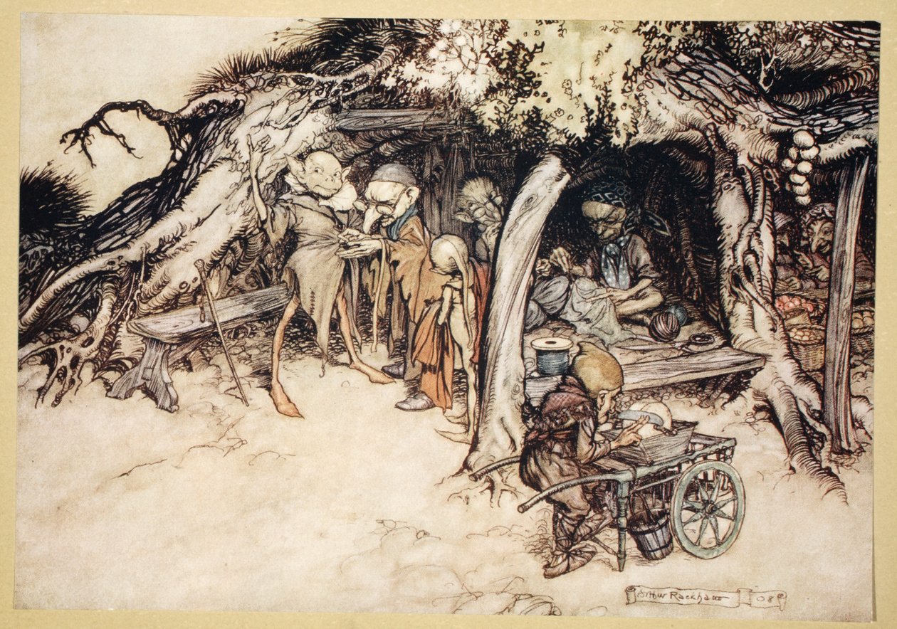 Pour faire des manteaux à mes petits elfes, illustration de 