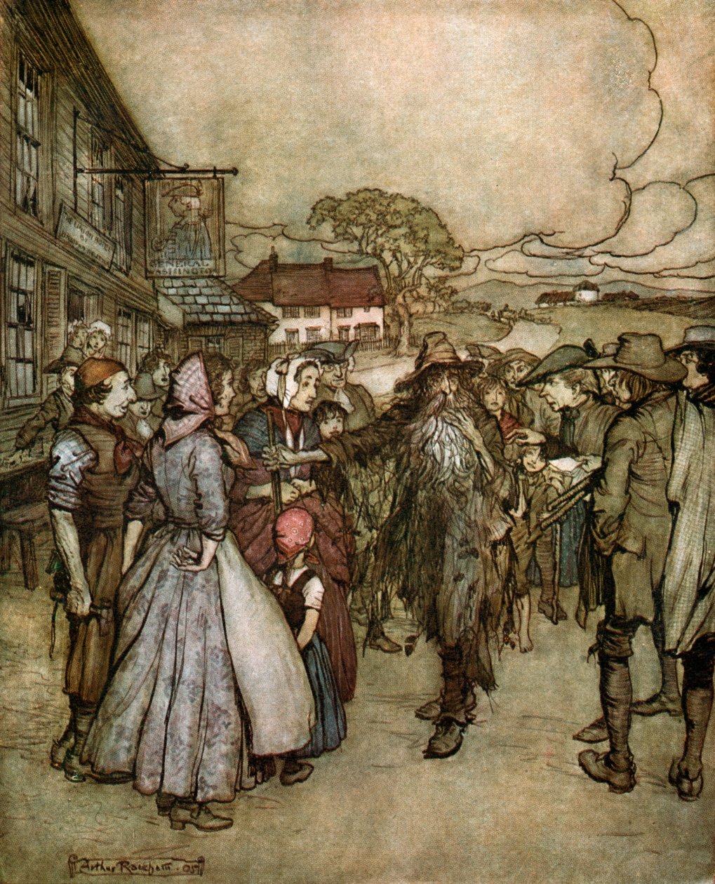 Nouvelle de Washington Irving - Arthur Rackham