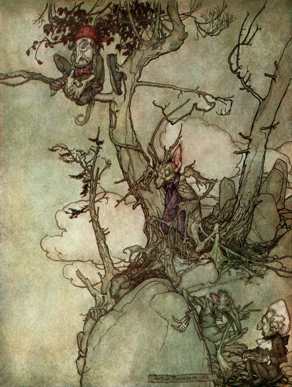 Nouvelle de Washington Irving - Arthur Rackham