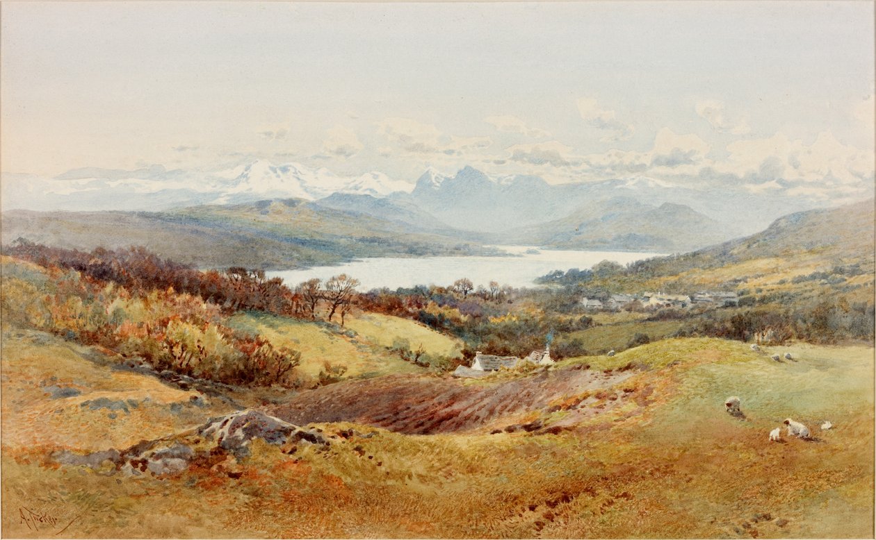 Paysage - Langdale Pikes - Arthur Tucker
