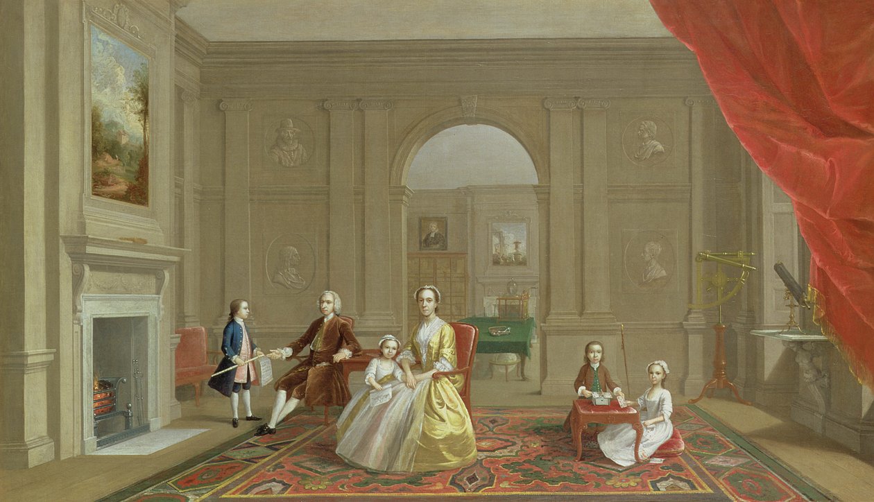 La famille John Bacon, vers 1742-43 - Arthur Devis
