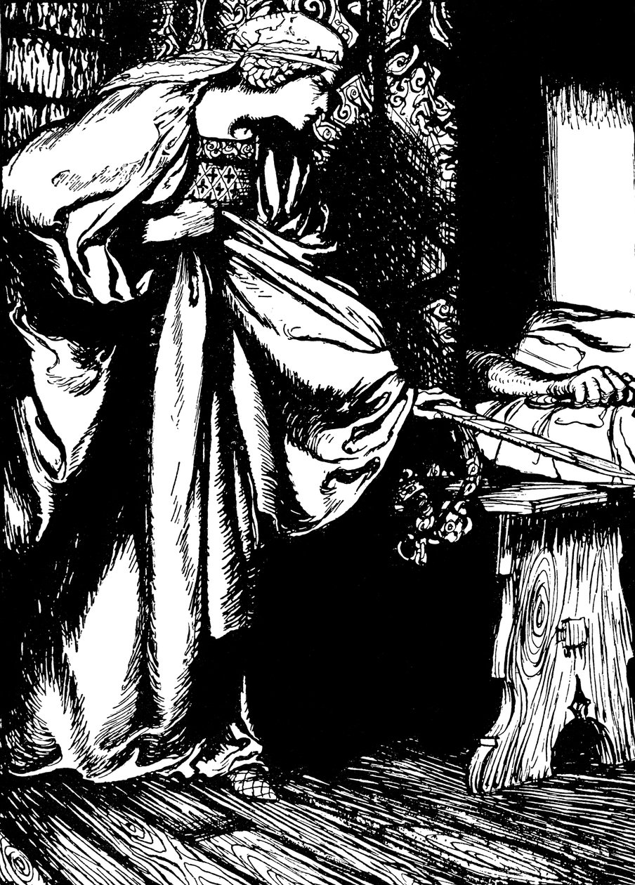 Morgan le Fay volant l