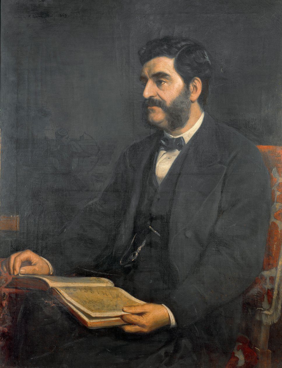 Portrait de Hormuzd Rassam, 1869 - Arthur Ackland Hunt
