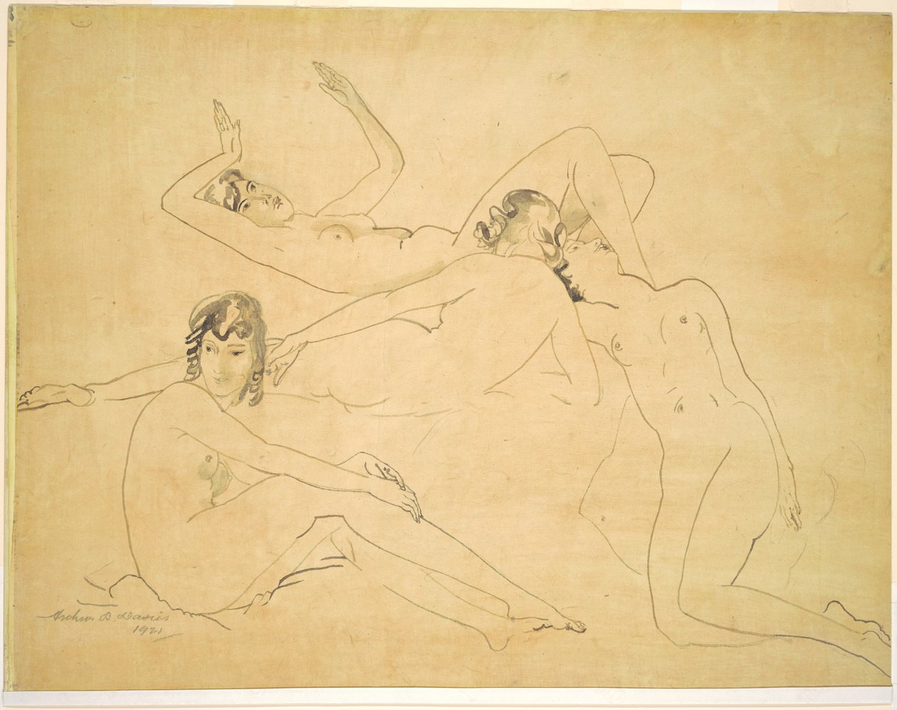 Quatre figures - Arthur B. Davies