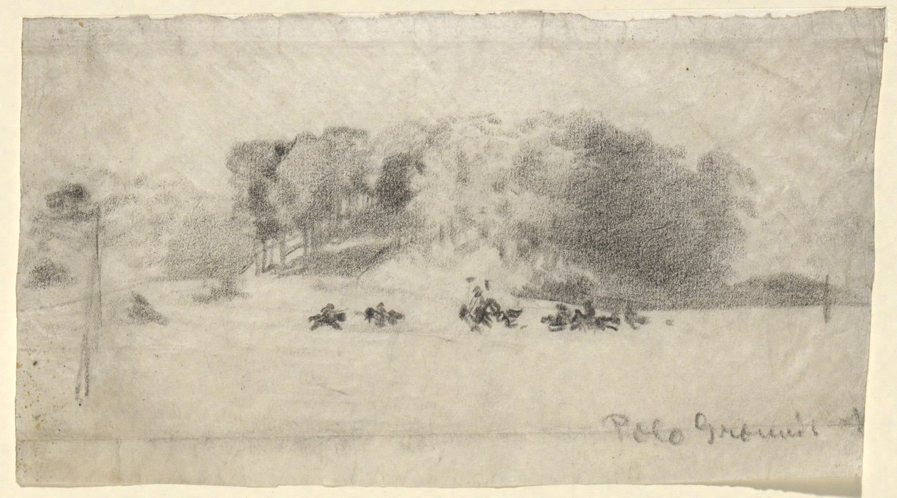 Terrain de Polo - Arthur B. Davies
