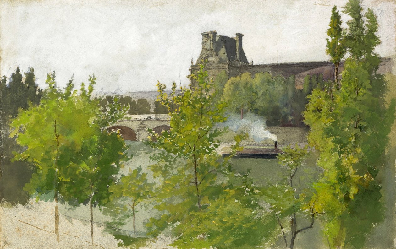Arthur B. Davies, Louvre - Arthur Bowen Davies