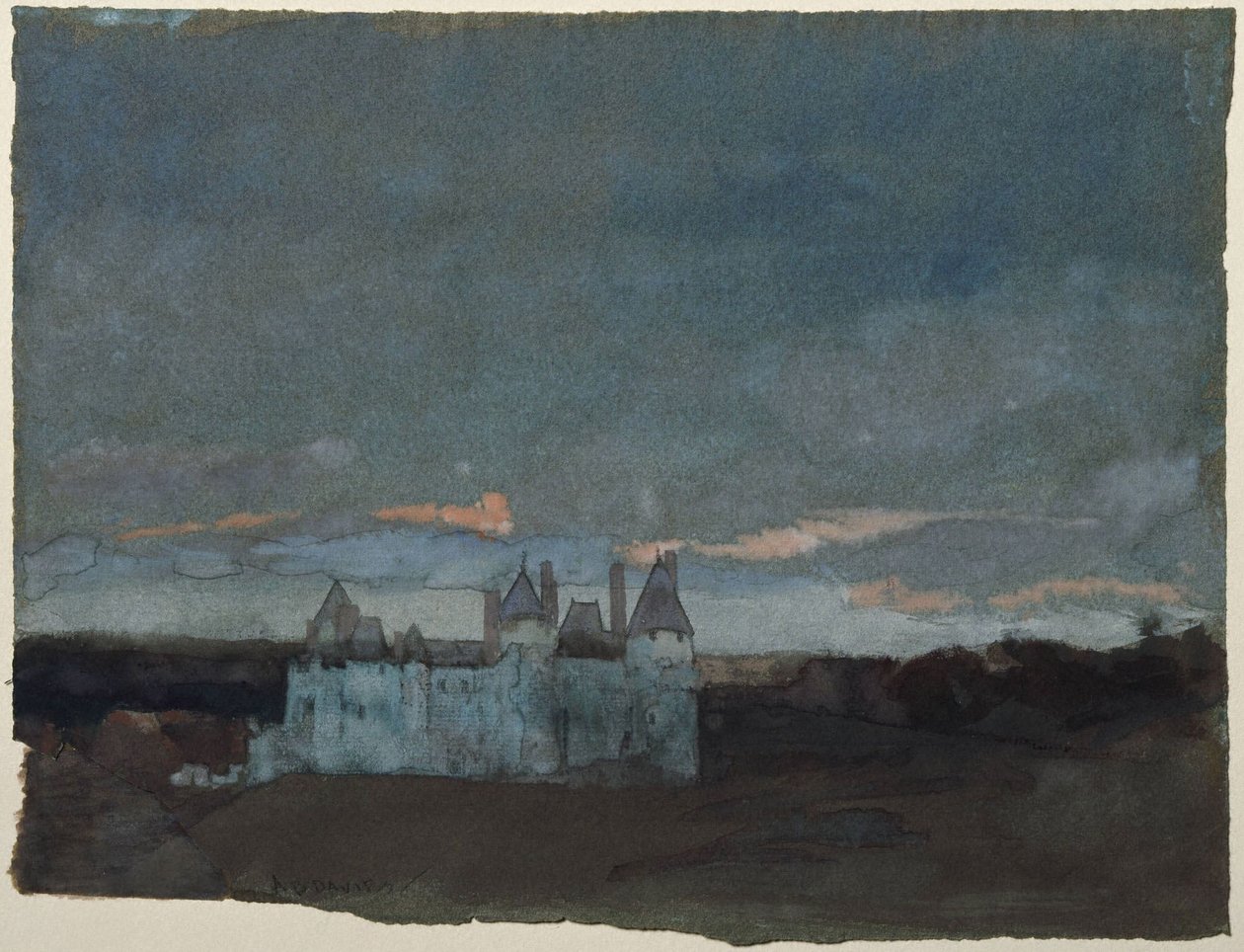 Château de Langeais, Touraine - Arthur Bowen Davies