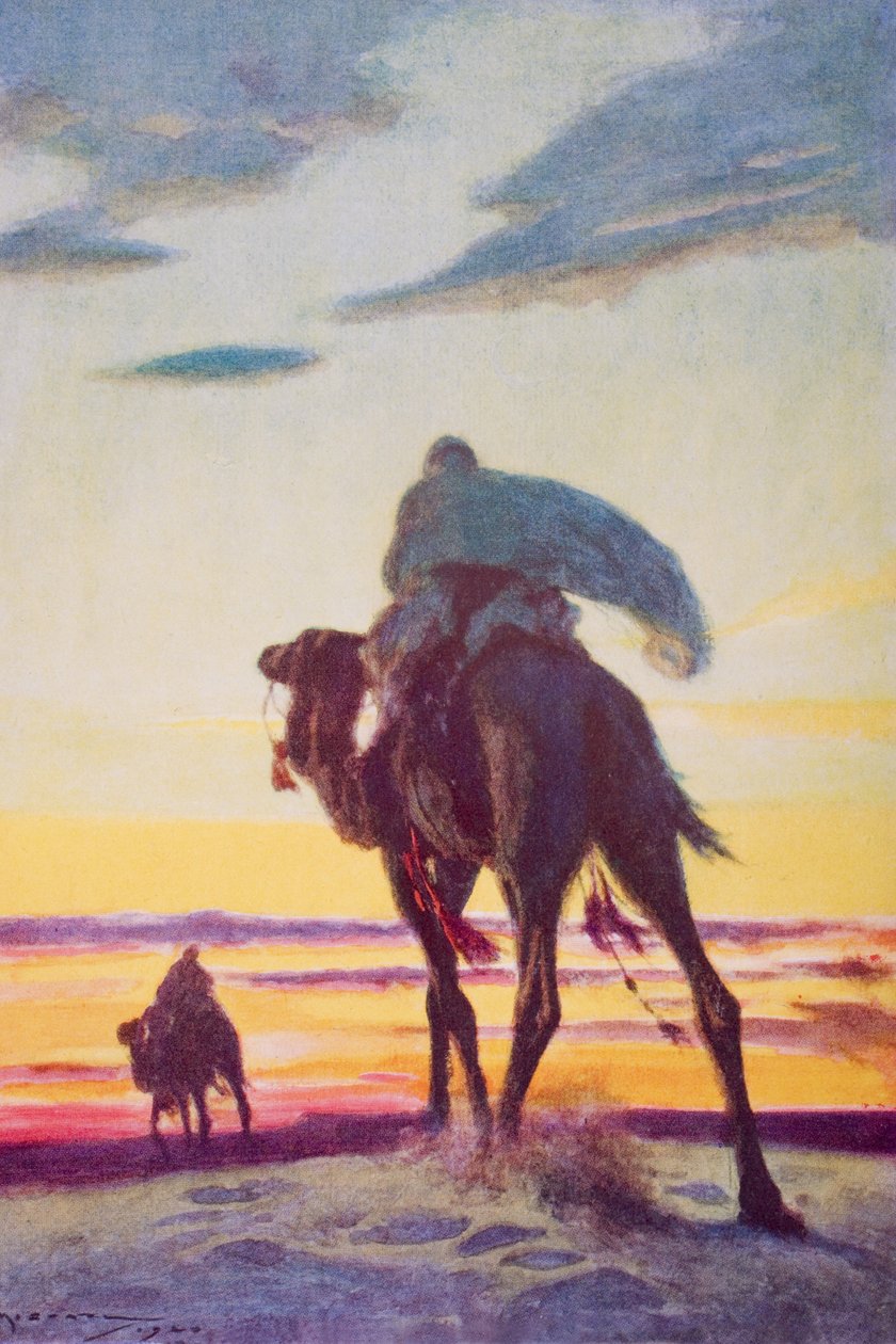 La fuite de Muhammad à Médine (illustration de 