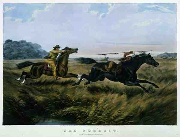 La Poursuite - Arthur Fitzwilliam (after) Tait